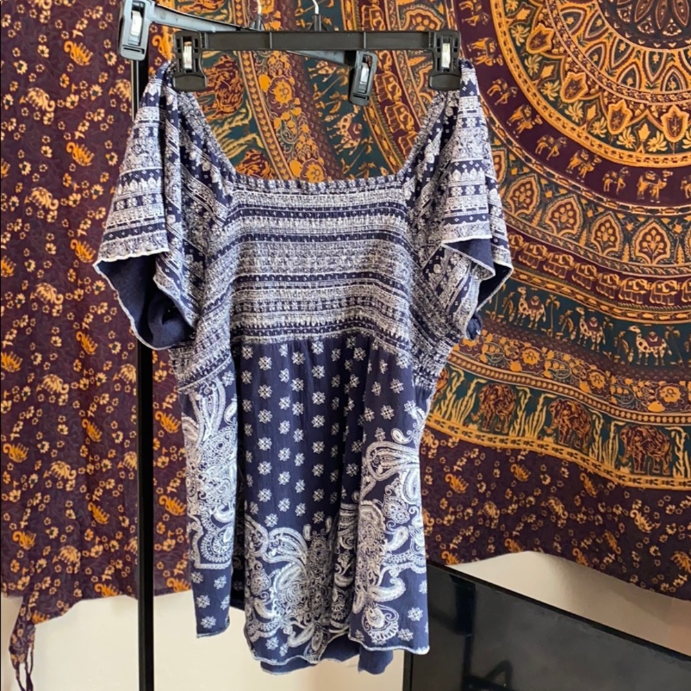 Off the shoulder blouse